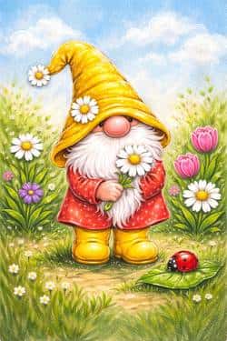 Daisy Gnome Garden