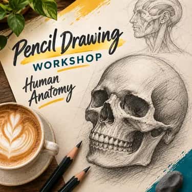 Human Anatomy Pencil Drawing