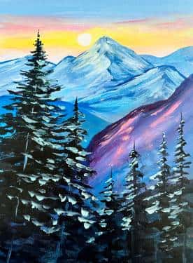 Happy Little Trees & Mountains