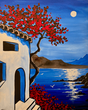 Friday Mediterranean Evening — Painting