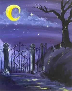 Glowing Graveyard Gates