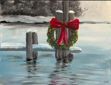 WP Cape Cod Winter at Virtual Venue - East — Painting