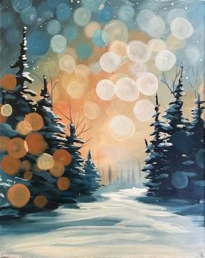 Winter Effervescence — Painting