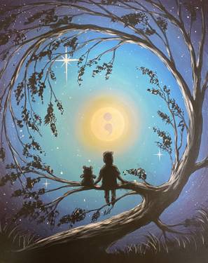 My Story Isn’t Over Yet at ALE - Amberwood Lounge & Eatery — Painting