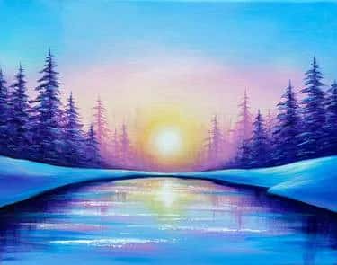 Soft Winter Sunrise