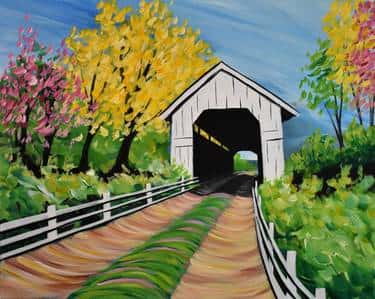 Country Style Covered Bridge