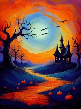 Halloween Paint Nite — Painting