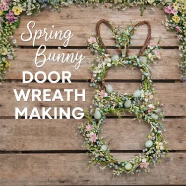 Bunny Wreath Making at Momo's Sport Bar and Grill Too (Bayport) — Painting
