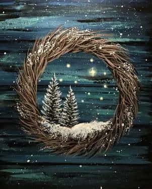 Frosty Forest Wreath