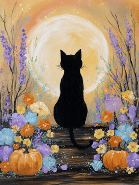 Black Cat & Moonlight