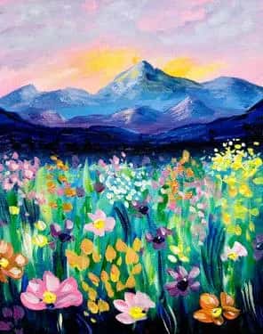 Floral Mountain Meadow