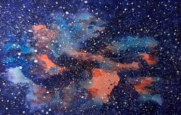 Live with Livy - Watercolor - The Galaxy — Painting