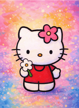 Pretty Kitty Cat — Painting