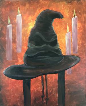 Sorting Hat Potter Style — Painting