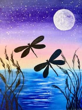 Dragonfly on the Lake