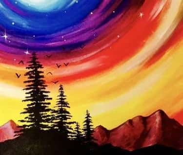 Colorful Night Sky