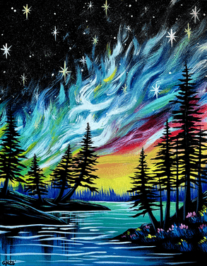 Colorful Night Sky II
