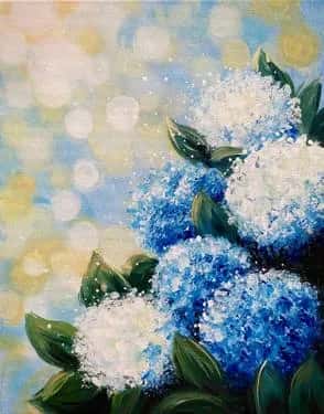 Sparkling Hydrangeas