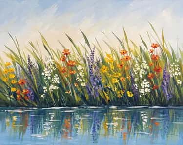 Wild Flower Reflection
