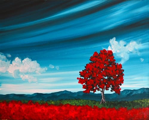 Crimson Maple Tree