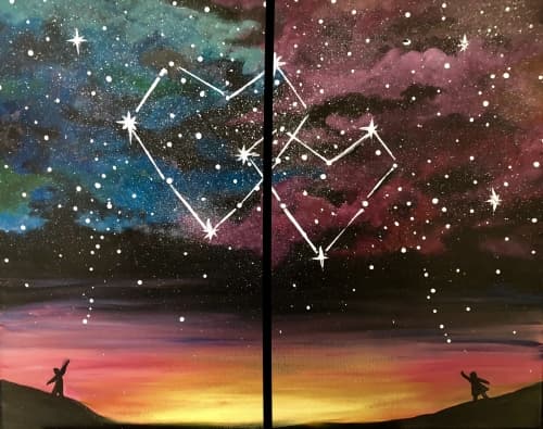 Written in the Stars - Partner Painting