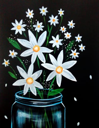 Saturday Daisy Jar Copy Copy — Painting
