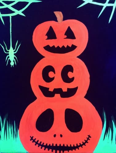 Black Light Pumpkin Patch