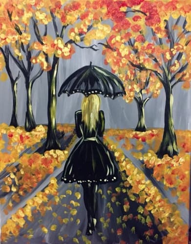 Gold Autumn Stroll