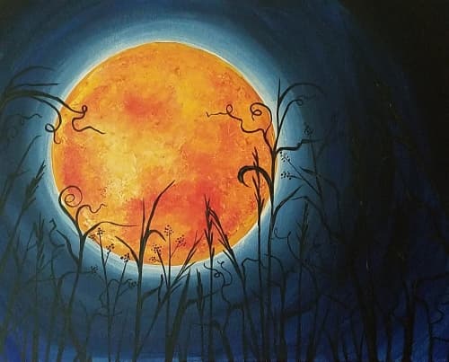 Autumn Harvest Moon
