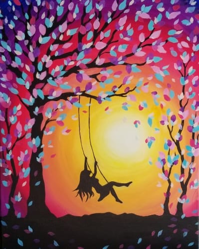 Sunset Swing III — Painting
