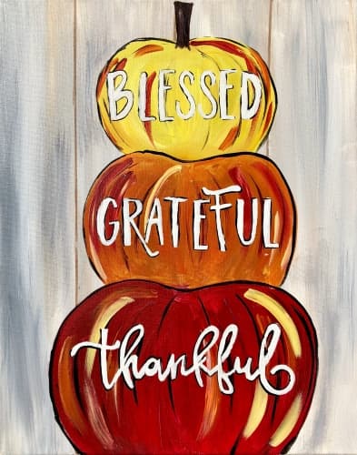 Blessed. Grateful. Thankful. Pumpkins