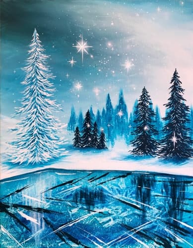 Frozen Winter Lake II