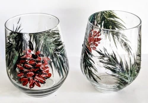Wine with Pine - Wine Glasses