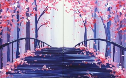 The Bridge into Spring PARTNER PAINTING