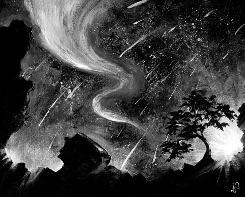 Starry Night en Noir
