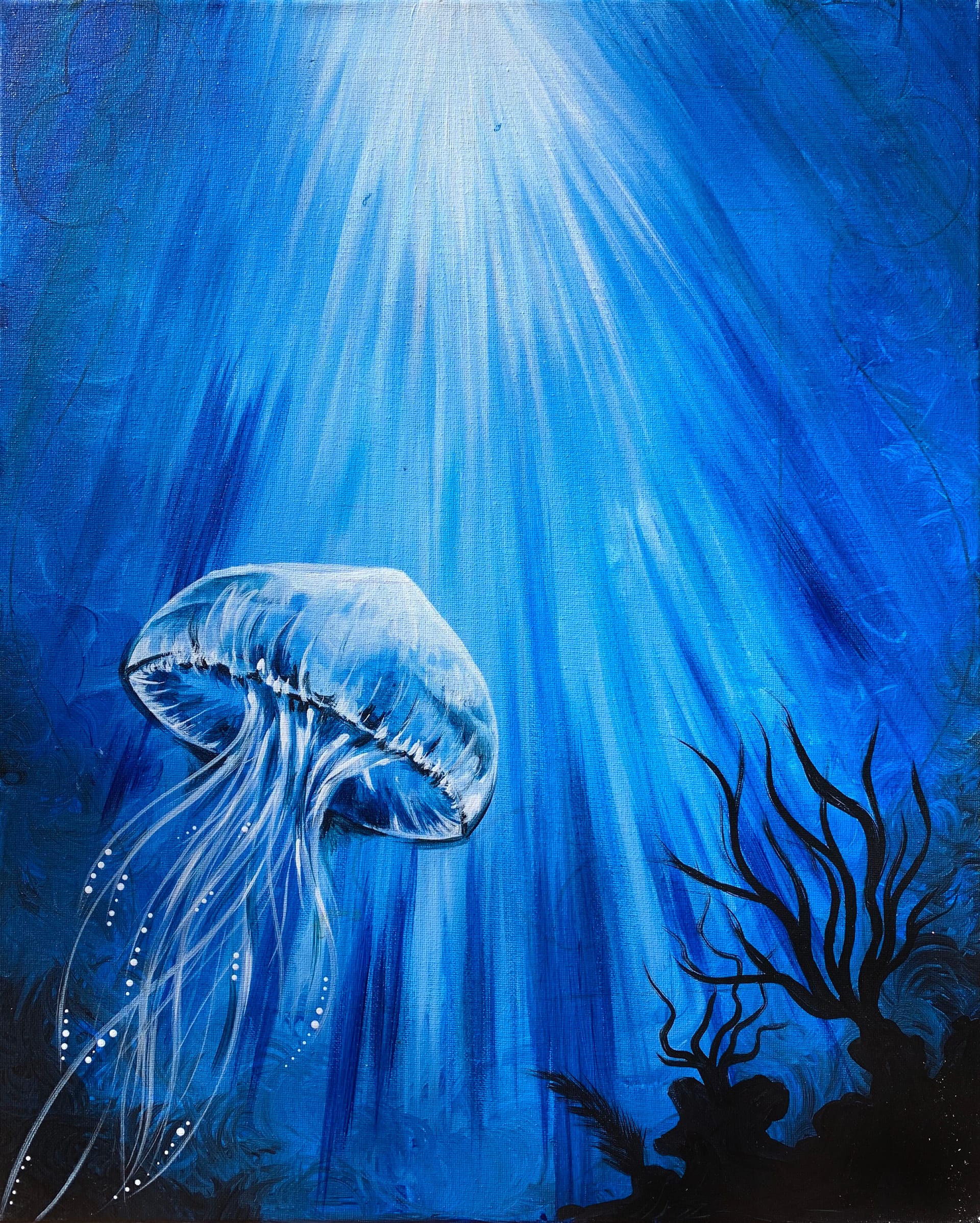 Blue Jelly — Painting