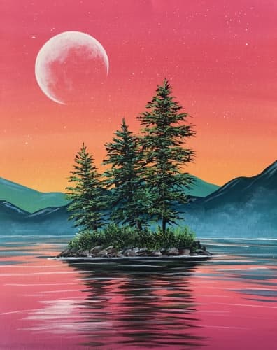 Summer Sunset Island