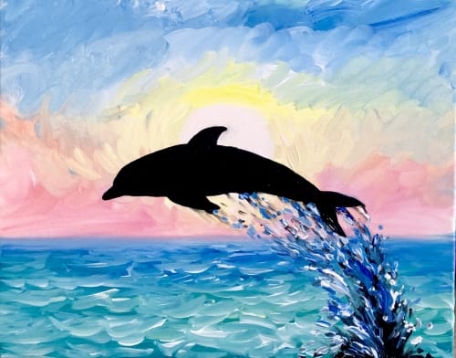 Summer Dolphin Dreams — Painting