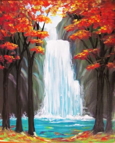 Waterfalls in Autumn