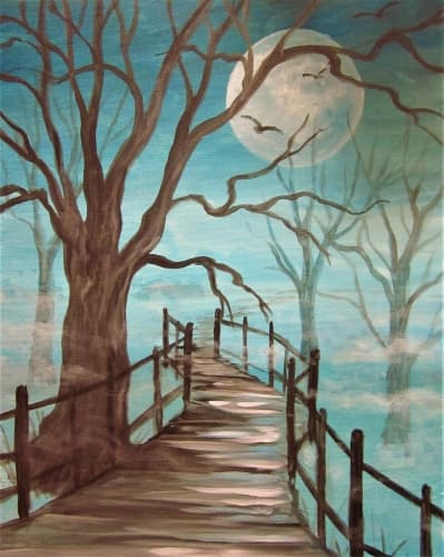 Mysterious Foggy Path