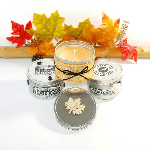 Fall or Halloween Soy Candles