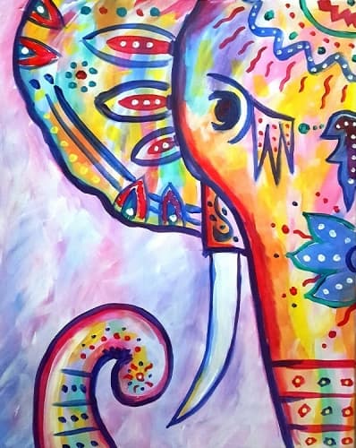 RAINBOW: The Boho Elephant