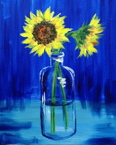 Sunflower Vase