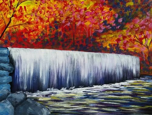 Autumn Waterfall ii