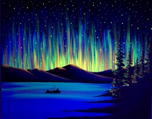 Black Light Northern Lights the Way