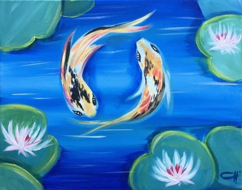 Koi Fish Yin Yang