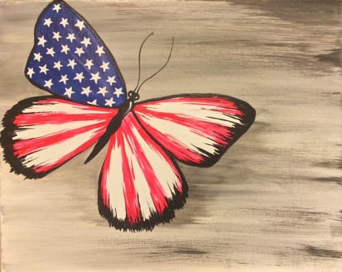 Patriotic Butterfly