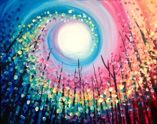 Up at the Colourful Trees