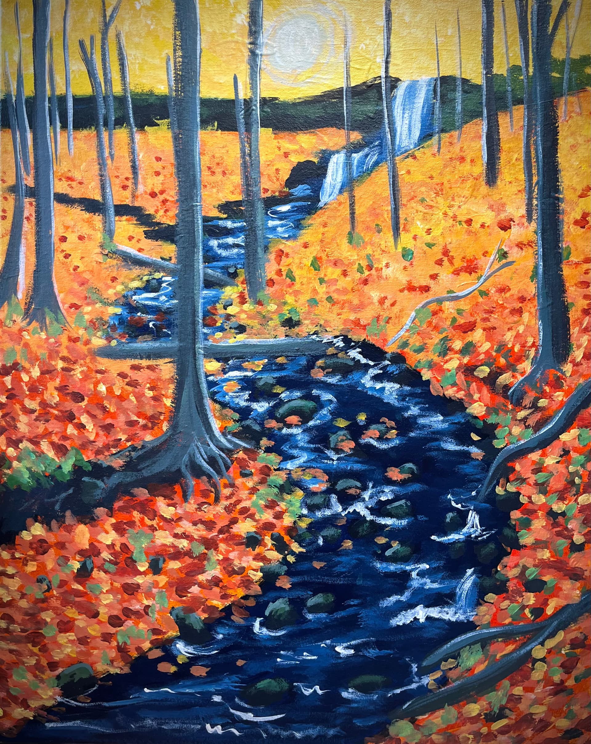 Waterfalls in Autumn