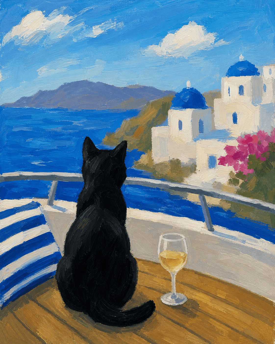 Cat in Greece